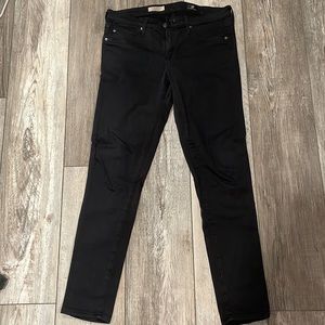 Adriano Goldschmited dark blue leggings ankle jeans. Size 2. In good condition